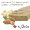 Turrón Almendra y Chocolate blanco La Fábrica