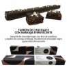 Turrón Loa de chocolate con naranja efervescente