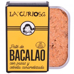 Paté de bacalao con pasas y...