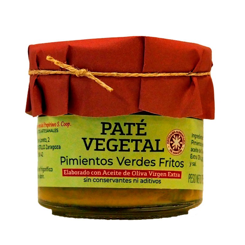 Paté de pimientos verdes fritos Uncastillo