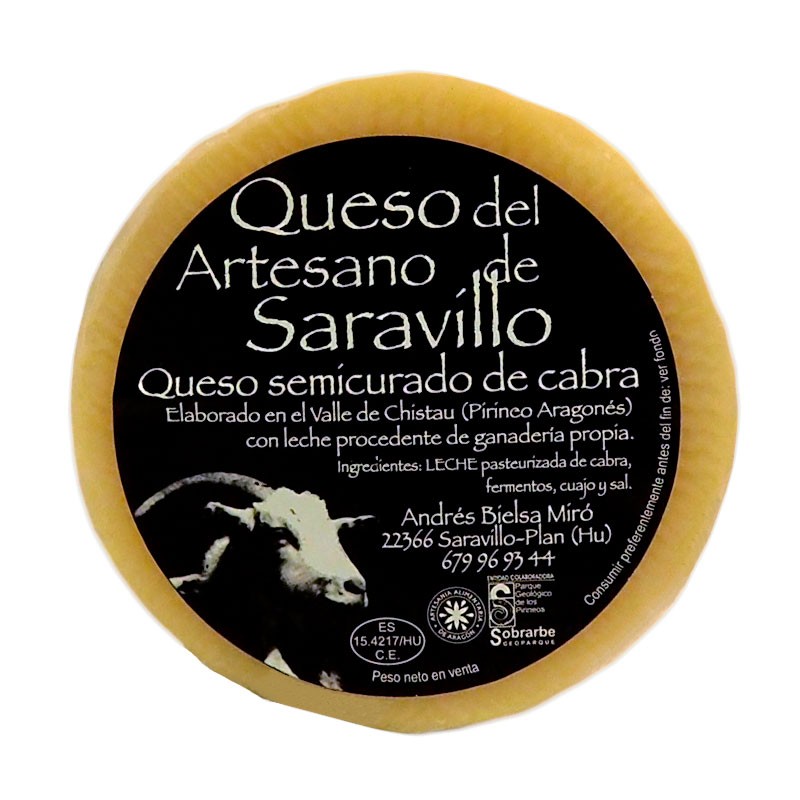 Queso Saravillo Cabra Semicurado