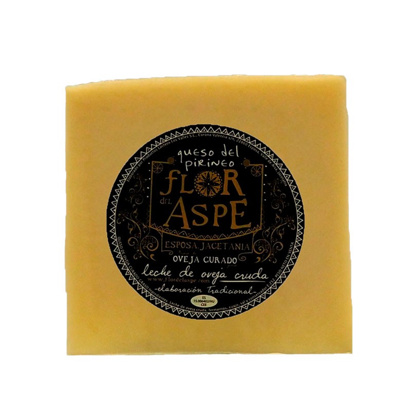 Cuña de Queso Flor de Aspe