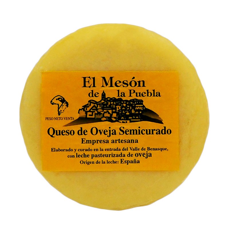 Queso de Oveja Semicurado El Mesón de la Puebla