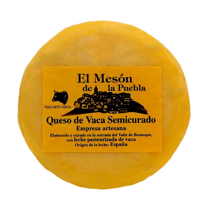 Queso de Vaca Semicurado El Mesón de la Puebla