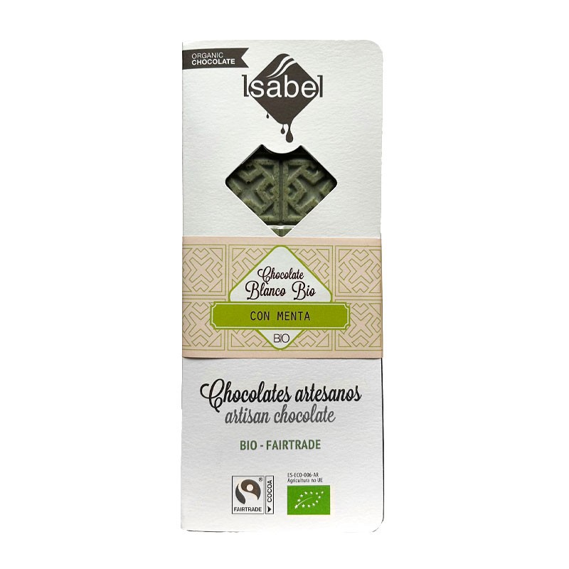 Chocolate Blanco con Menta Isabel