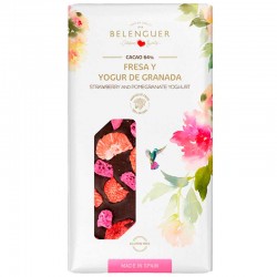 Chocolate negro con fresa y...