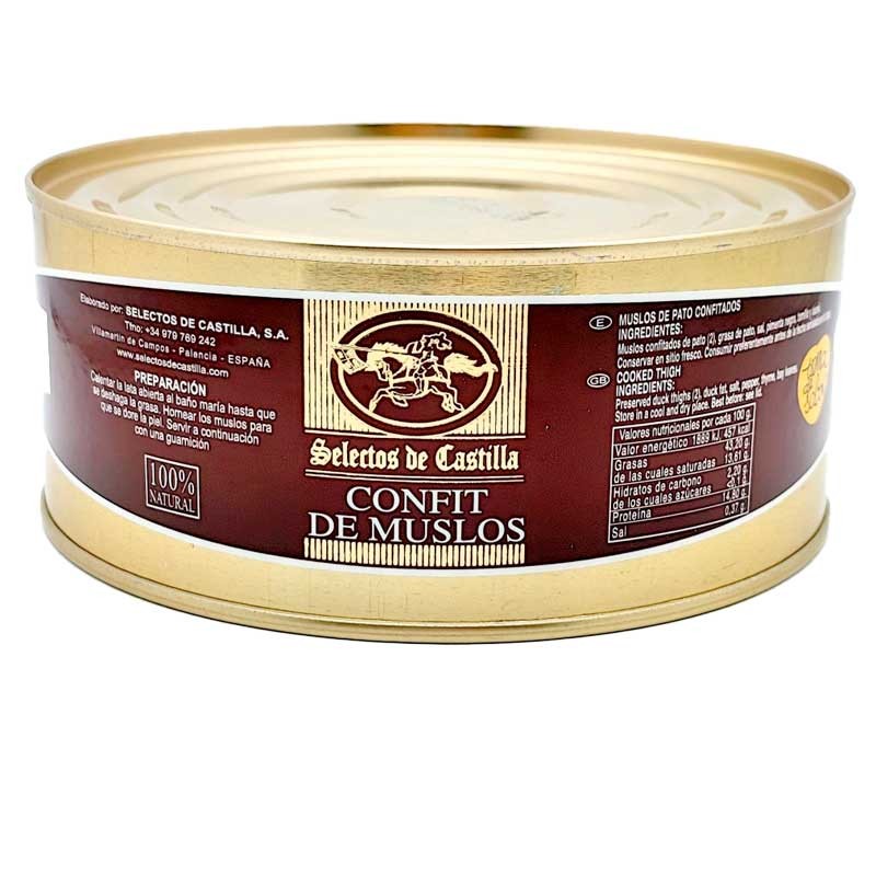 Confit de Muslos 2 Selectos de Castilla
