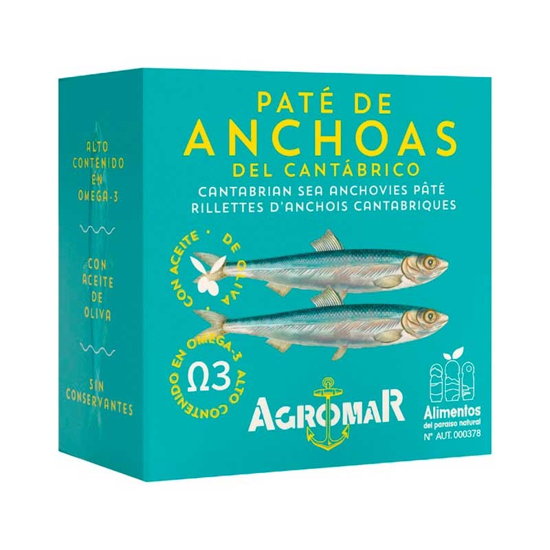 Paté de Anchoas del Cantábrico Agromar