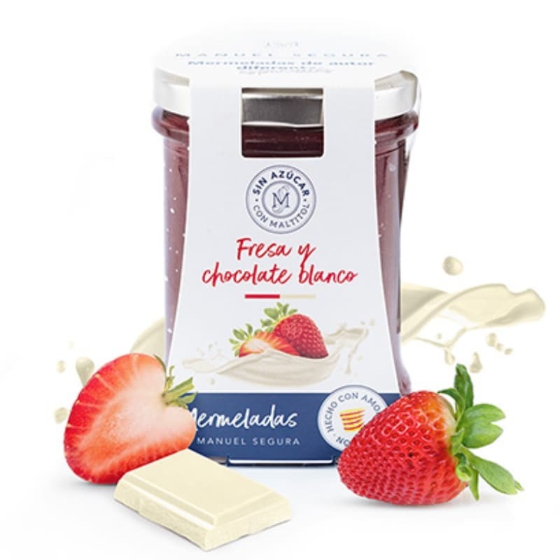 Mermelada fresa y chocolate blanco Manuel Segura