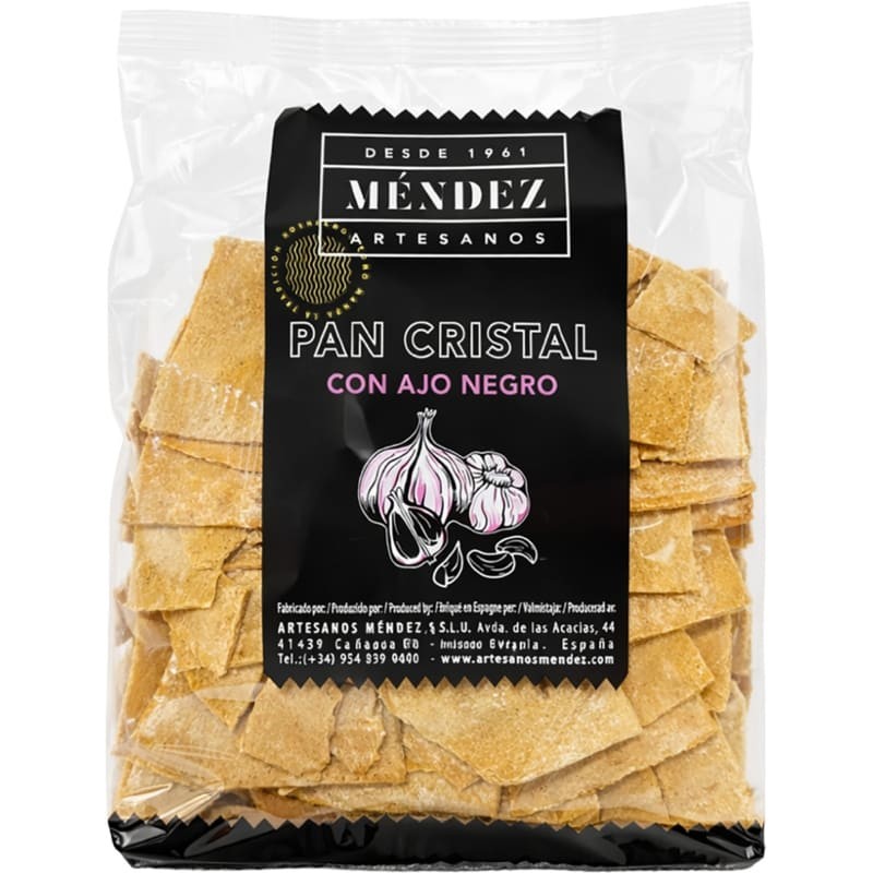 Pan Cristal Ajo Negro Mendez