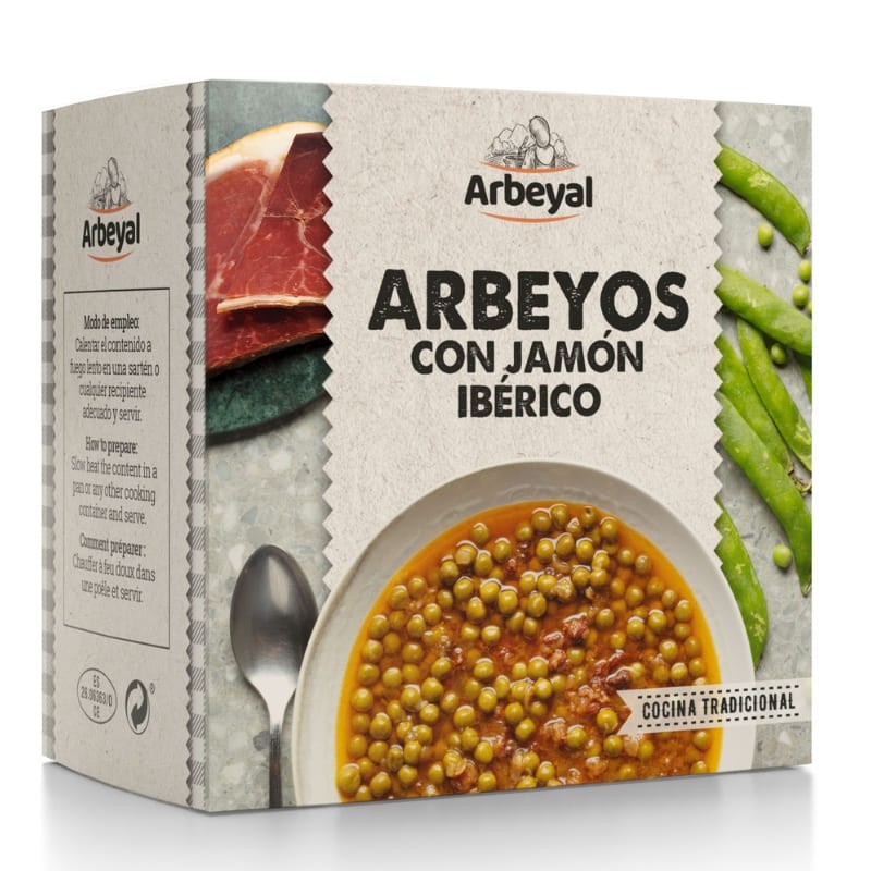 Arbeyos con jamón Arbeyal