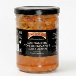 Garbanzos con bogavante...